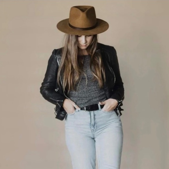 ANUPAYA 100% Wool Felt Supertramp Fedora in Khaki Brown MADE IN CANADA Unisex - Picture 1 of 9